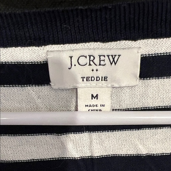 J. Crew Black and White Striped Sweater - Picture 2 of 2
